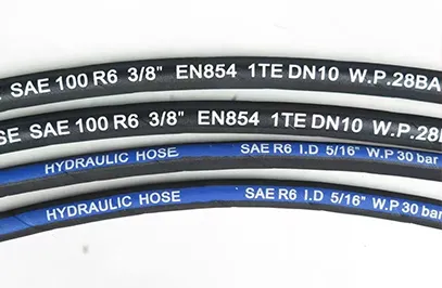 Mangueira hidráulica trançada de fibra